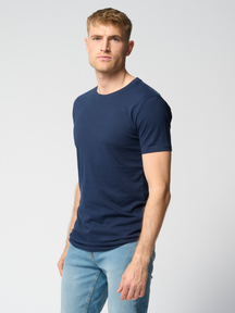 T -shirt muscolare - blu scuro