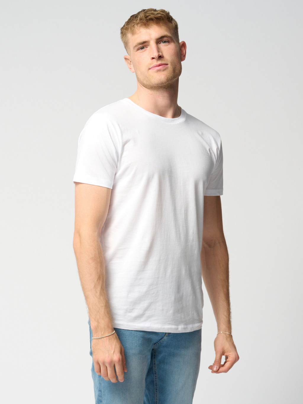 T -shirt muscolare - bianco