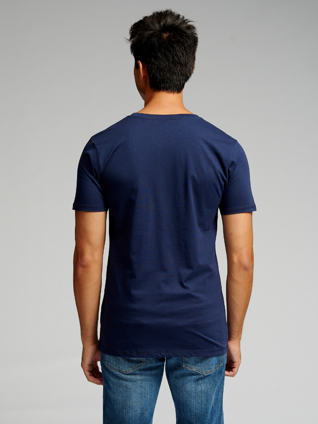 T -shirt muscolare - blu scuro