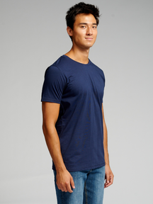 T -shirt muscolare - blu scuro