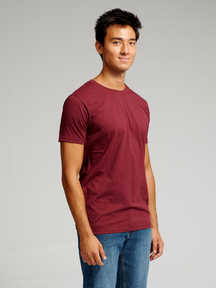 T -shirt muscolare - rosso bordeaux