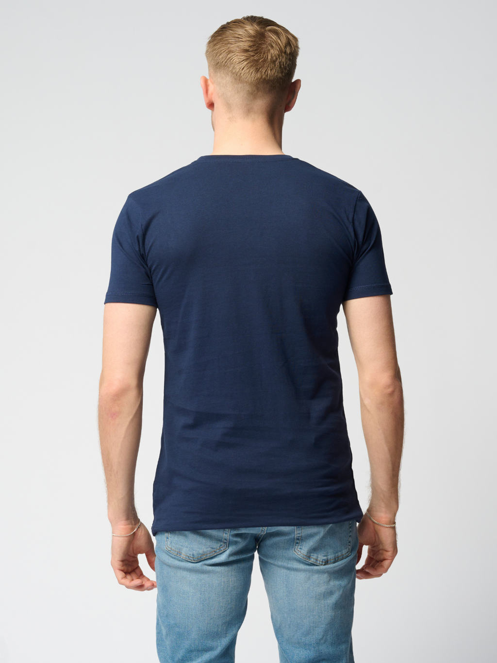 T -shirt muscolare - blu scuro