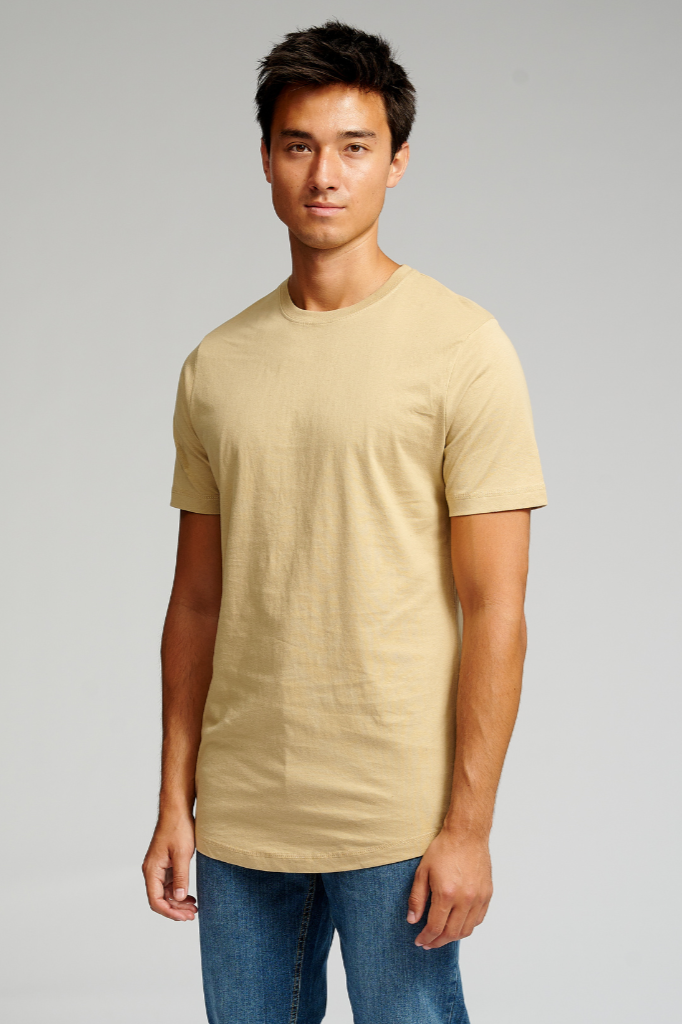 T -shirt lunga - beige