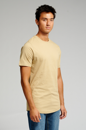 T -shirt lunga - beige