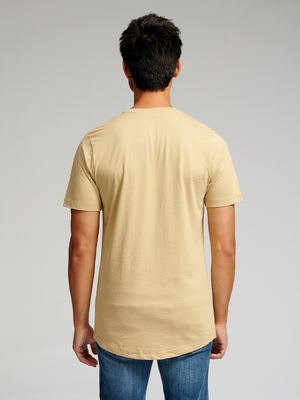 T -shirt lunga - beige