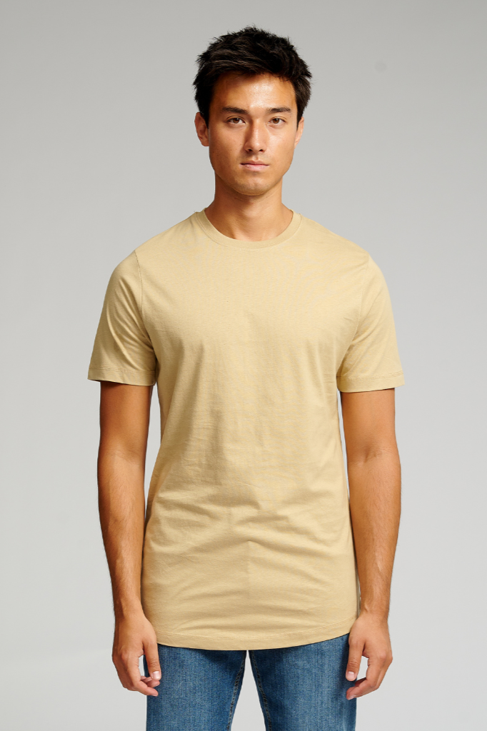T -shirt lunga - beige