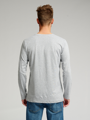 Basic Long-sleeved T-shirt - Gray