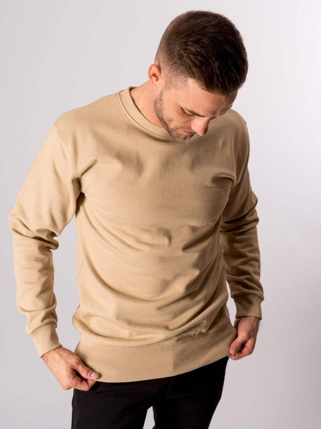 Crewneck di base - Khaki