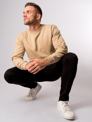 Crewneck di base - Khaki