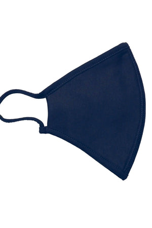Maschera di stoffa - Navy (cotone biologico)