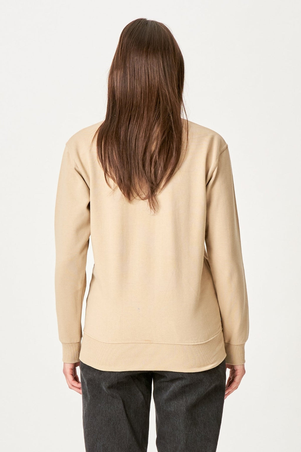 Crewneck di base - Sand (Lady)