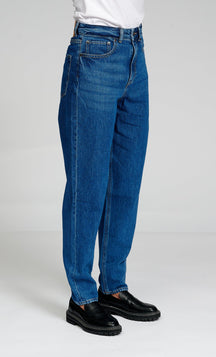 The Original Performance Mom Jeans - Denim blu medio