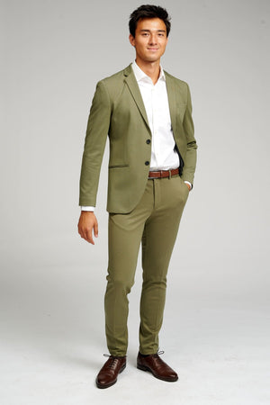 The Original Performance Suit™️ (Olive) + Camicia e cravatta - Offerta pacchetto (V.I.P)