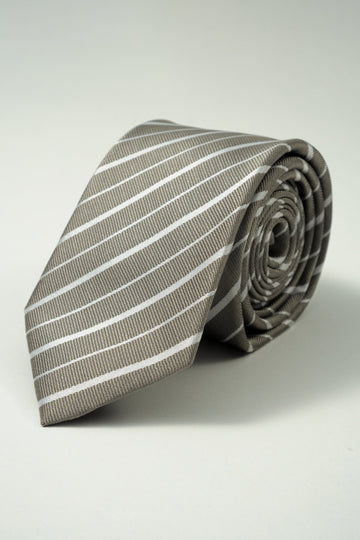 Cravatta - Beige a righe