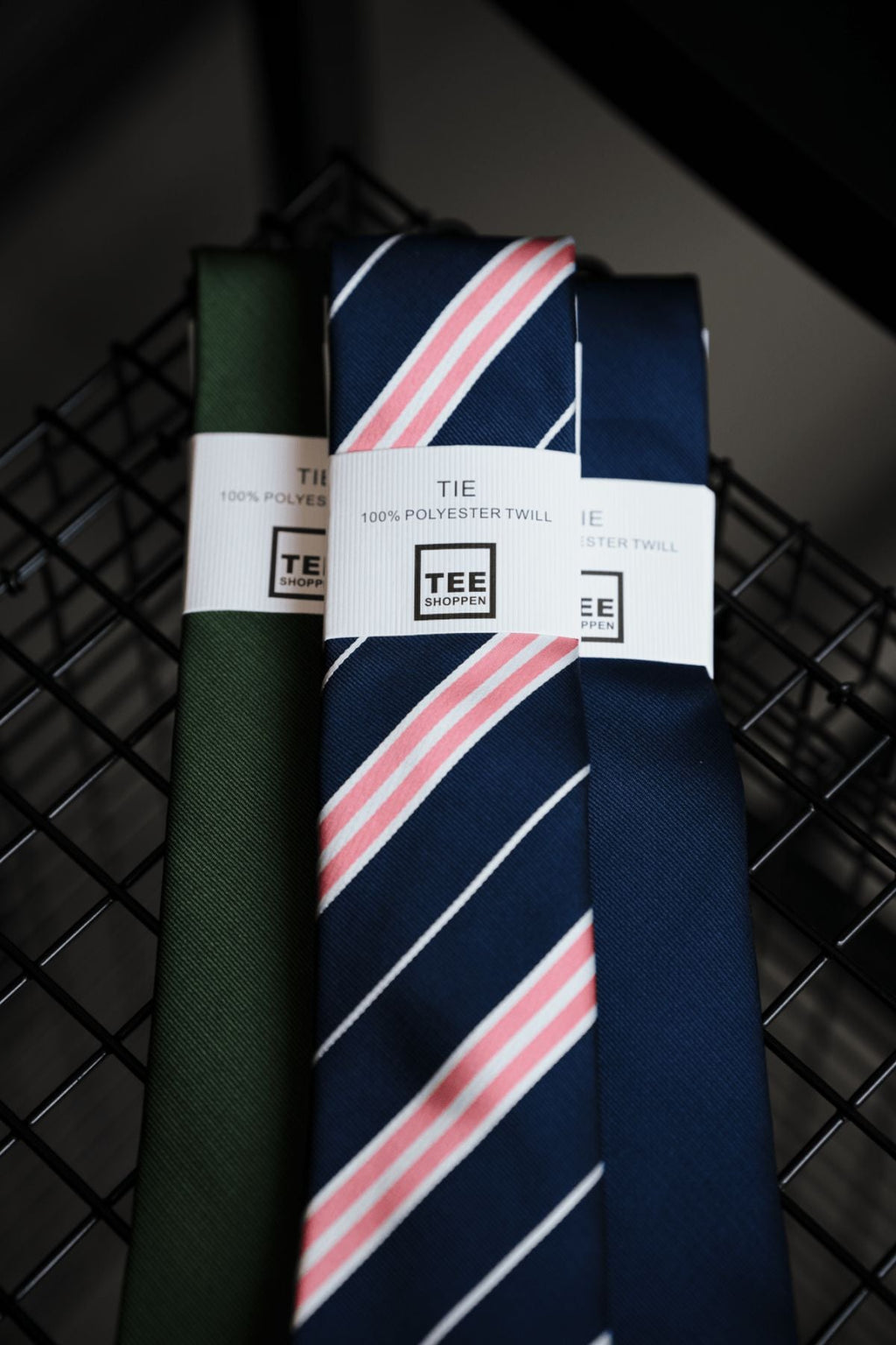 Tie - Navy Striped