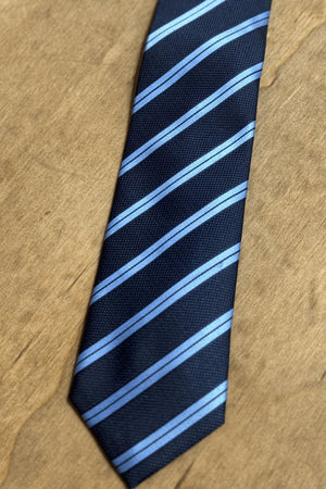 Tie - Navy/Light Blue