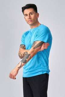 T -shirt di addestramento - blu turchese