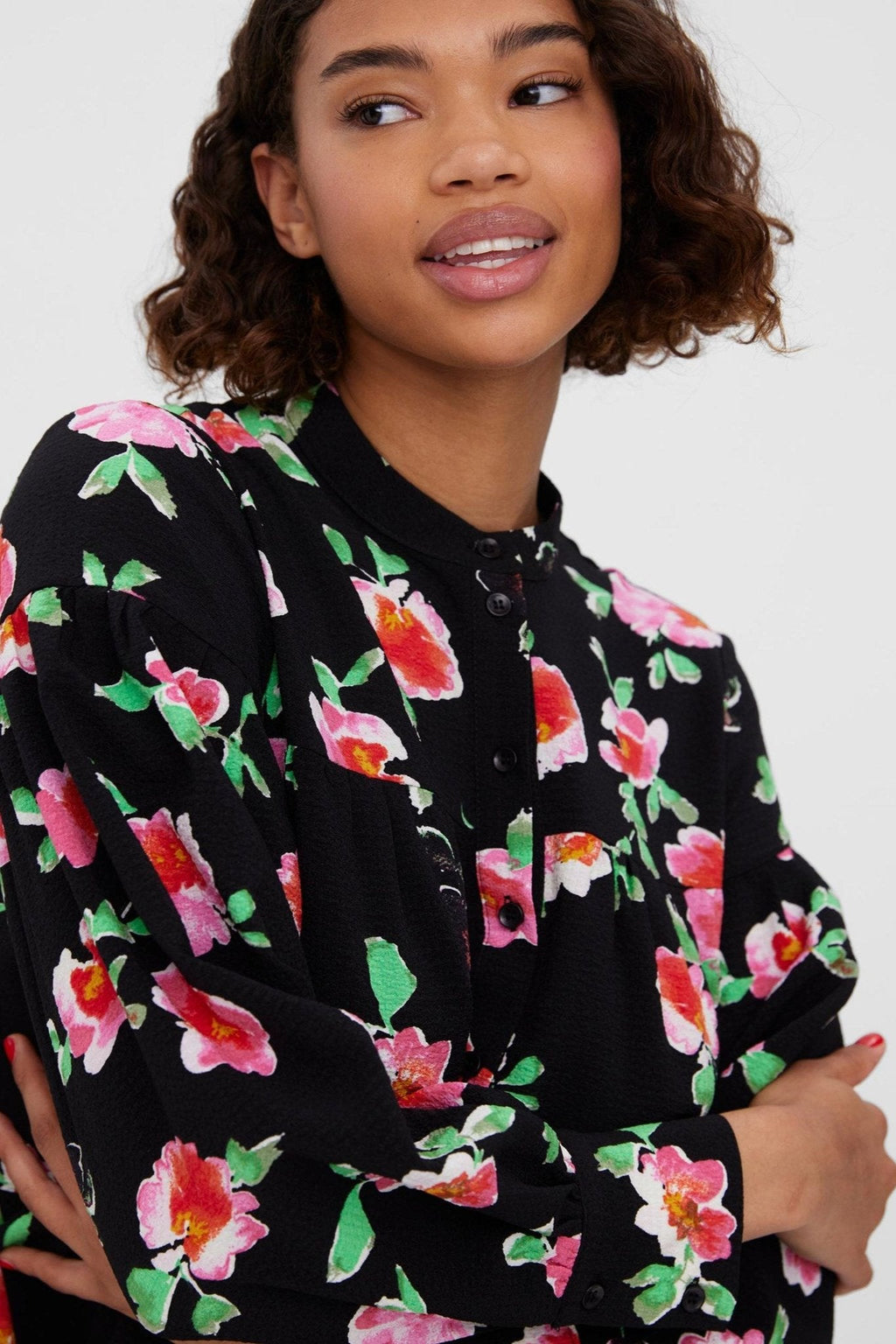 Hyms Long Sleeve Dress - Black Hyms