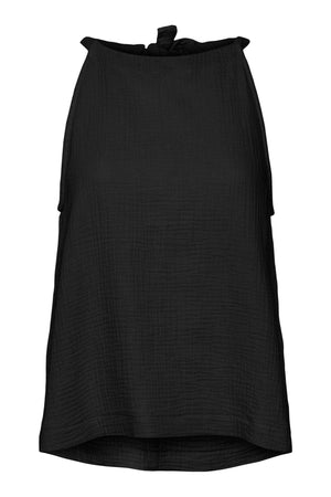 Natali Halterneck Top - Nero