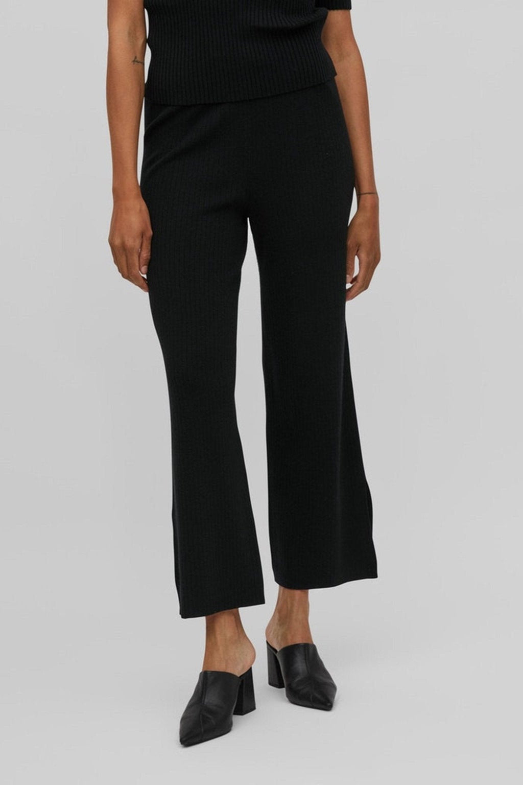 Pantaloni svasati kasley - nero