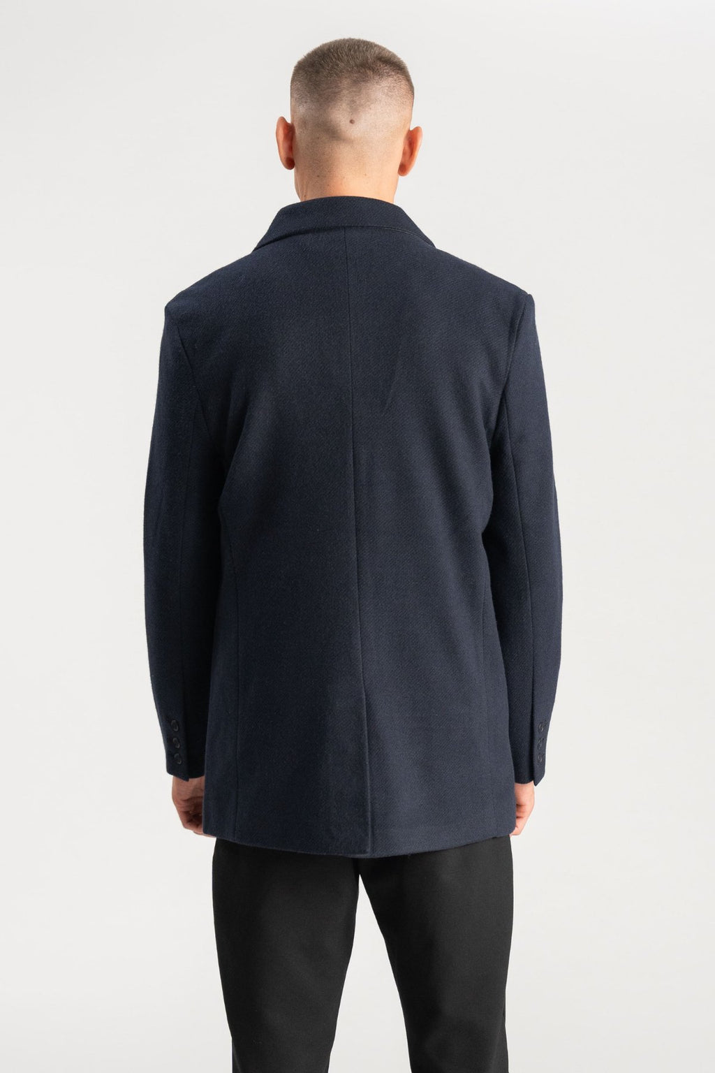 Cappotto di lana - Navy