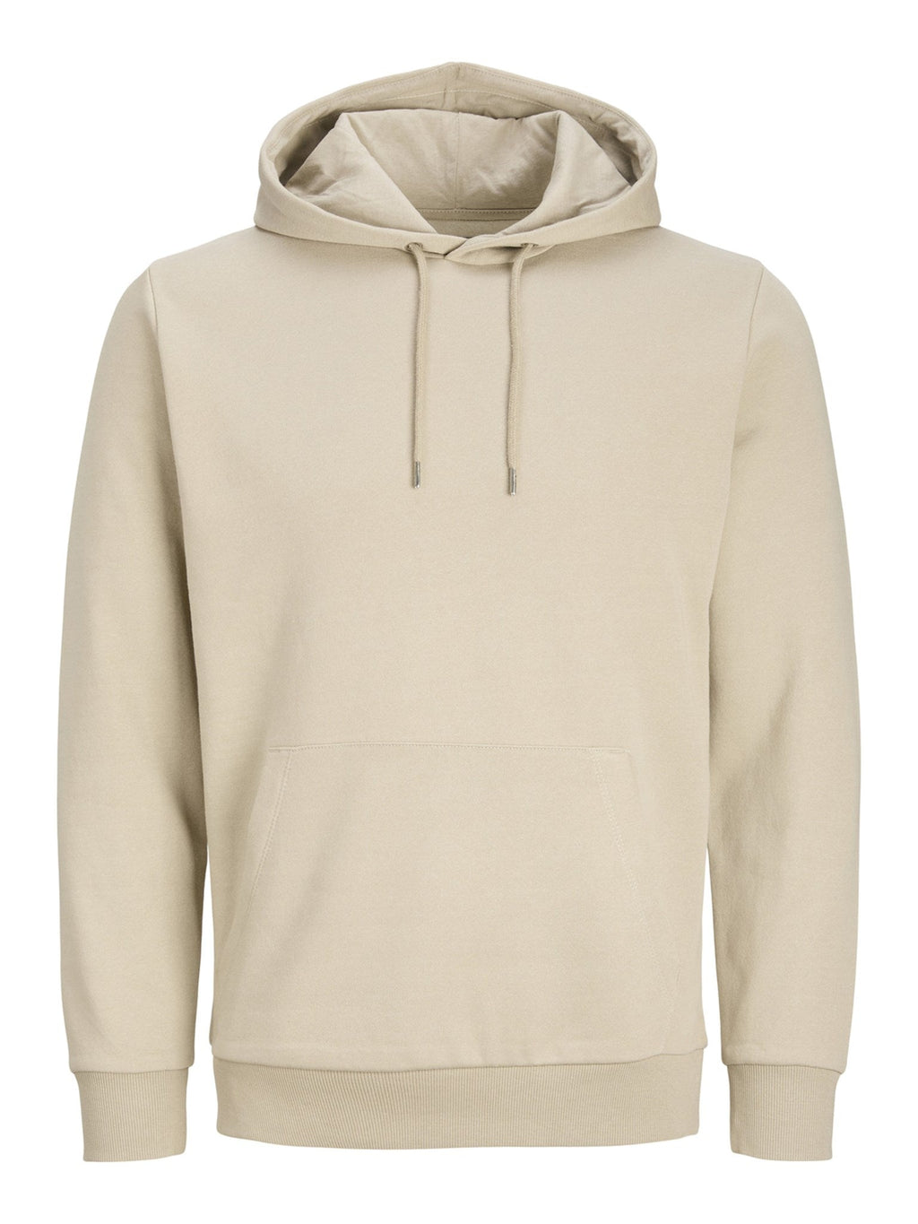 Sweat di base con cappuccio - beige scuro