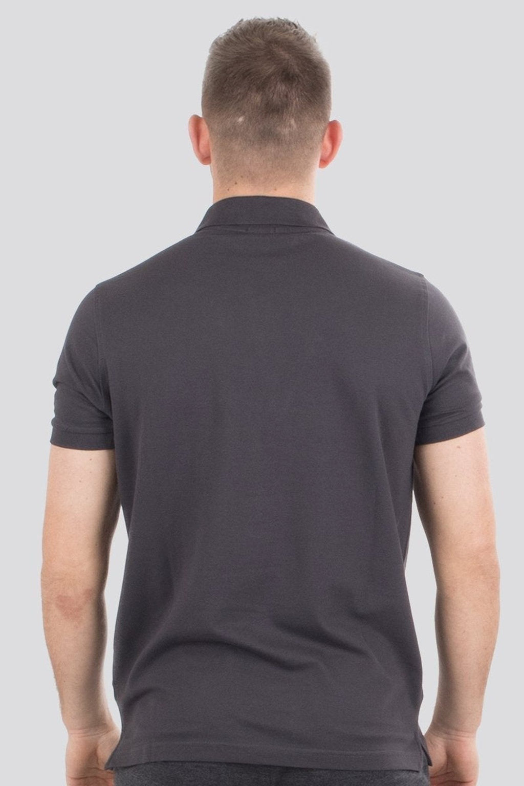 Shirt polo di base - grigio scuro
