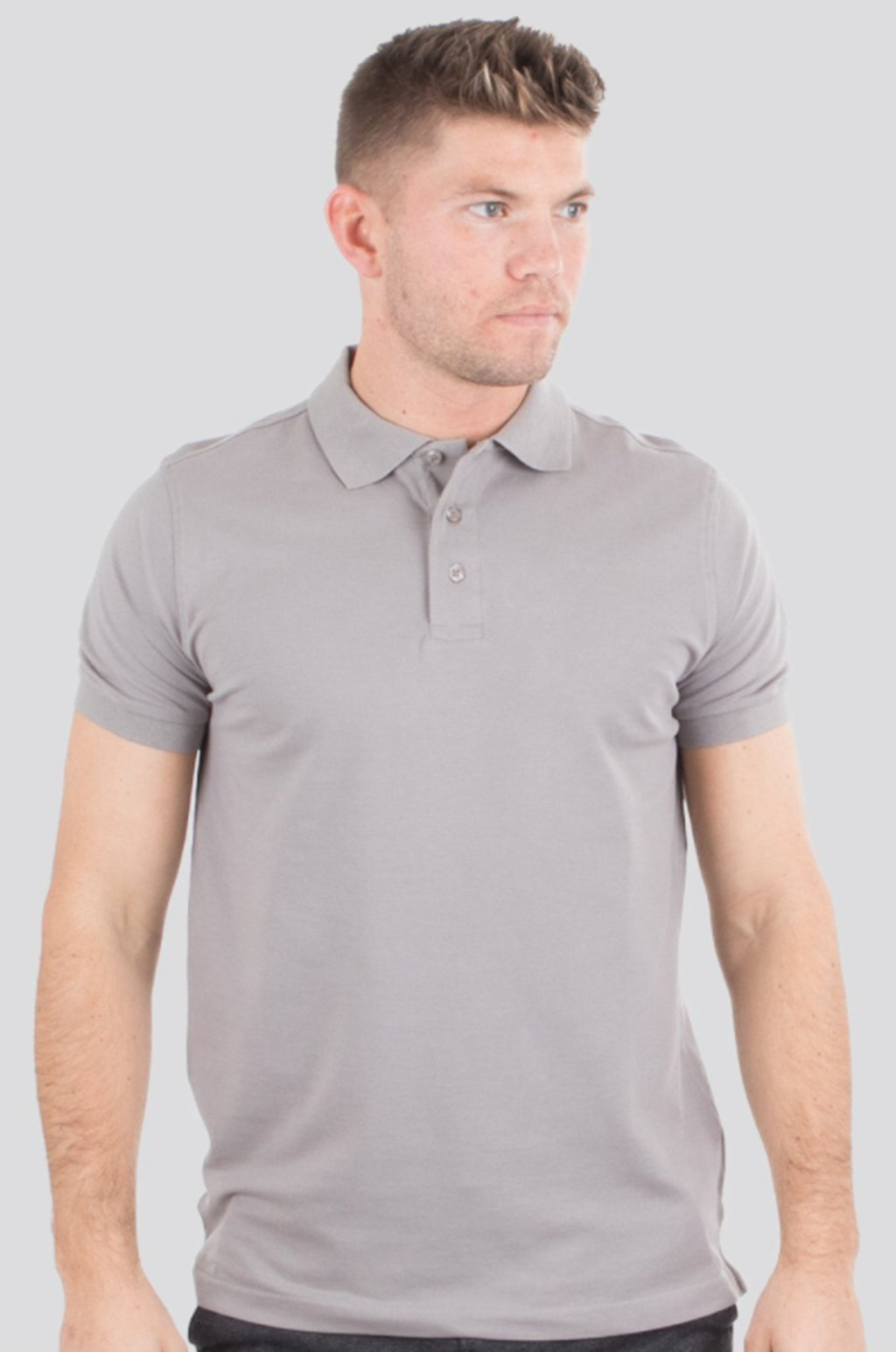 Shirt polo di base - grigio