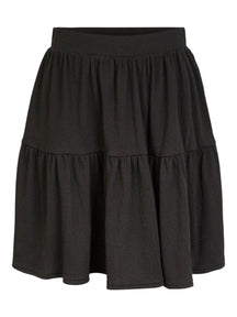 Basic soft mini skirt - Black