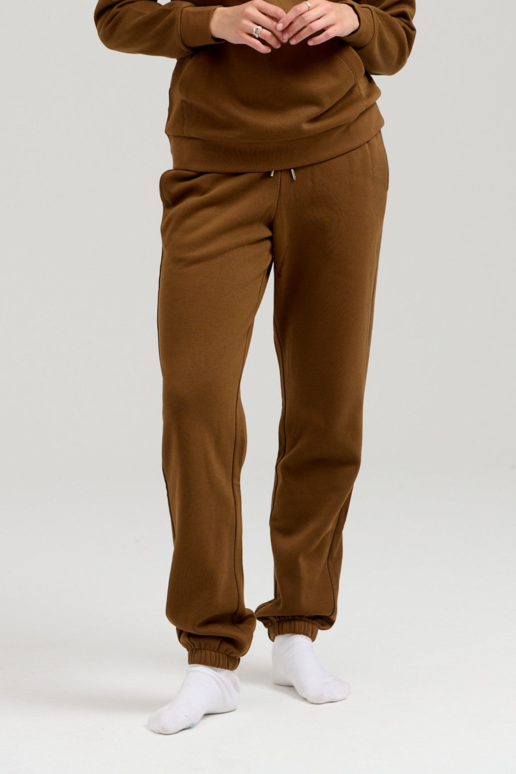 Pantaloni della tuta di base - marrone