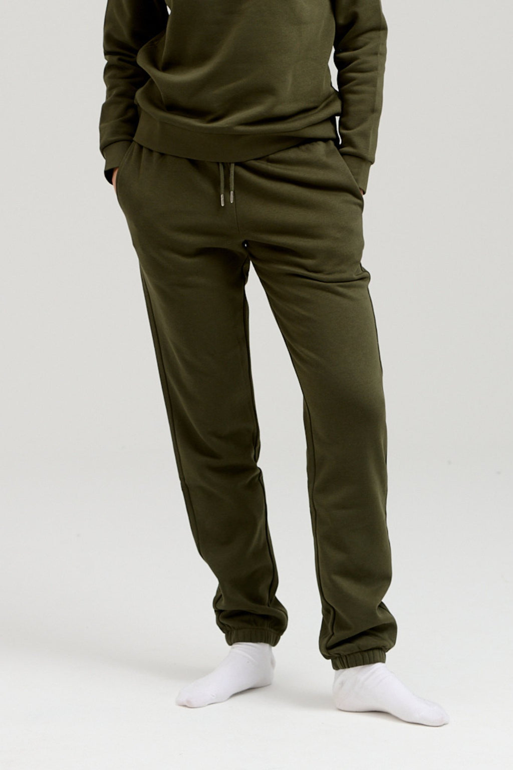 Pantaloni della tuta di base - verde scuro