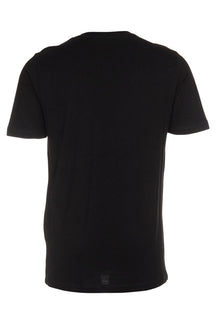 T -shirt Vneck di base - nero