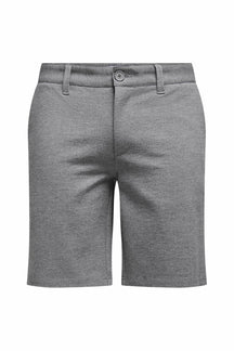 Pantaloncini chino - grigio chiazzato