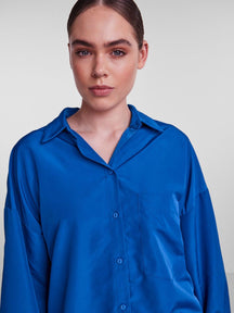 Shirt oversize di Chrilina - Mazarine Blue