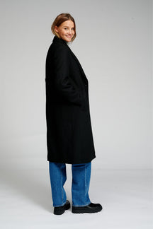Classico cappotto di lana - nero