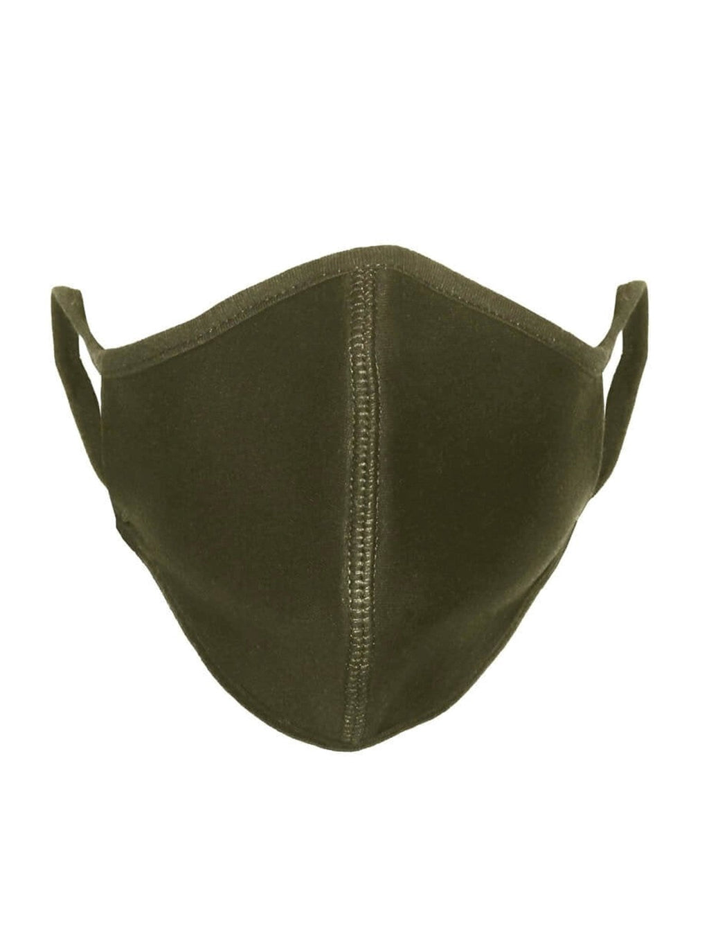 Maschera di stoffa - Olive Green (cotone biologico)