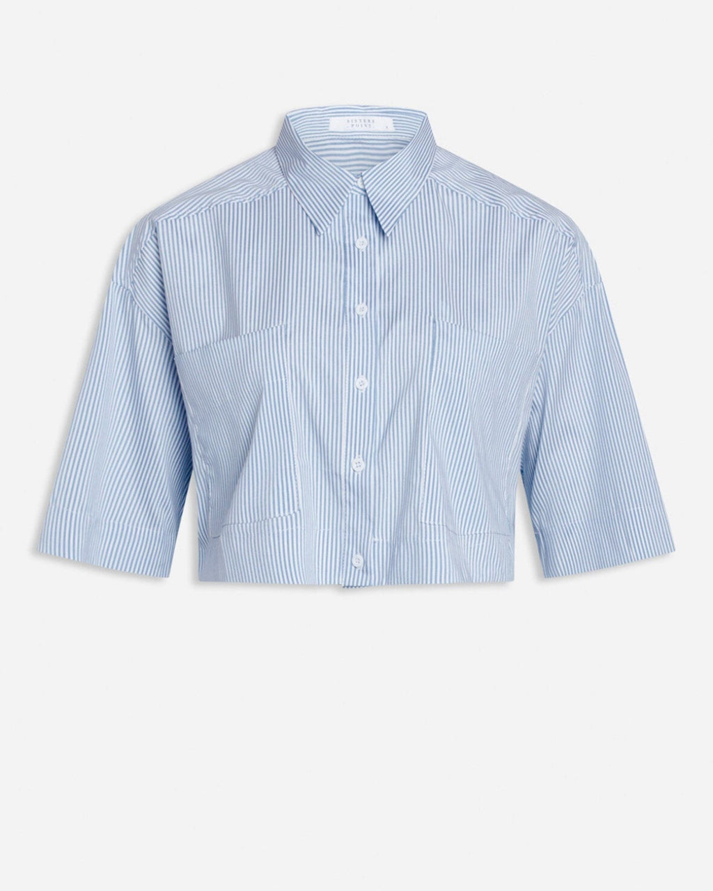 Cropped shirt - Blue