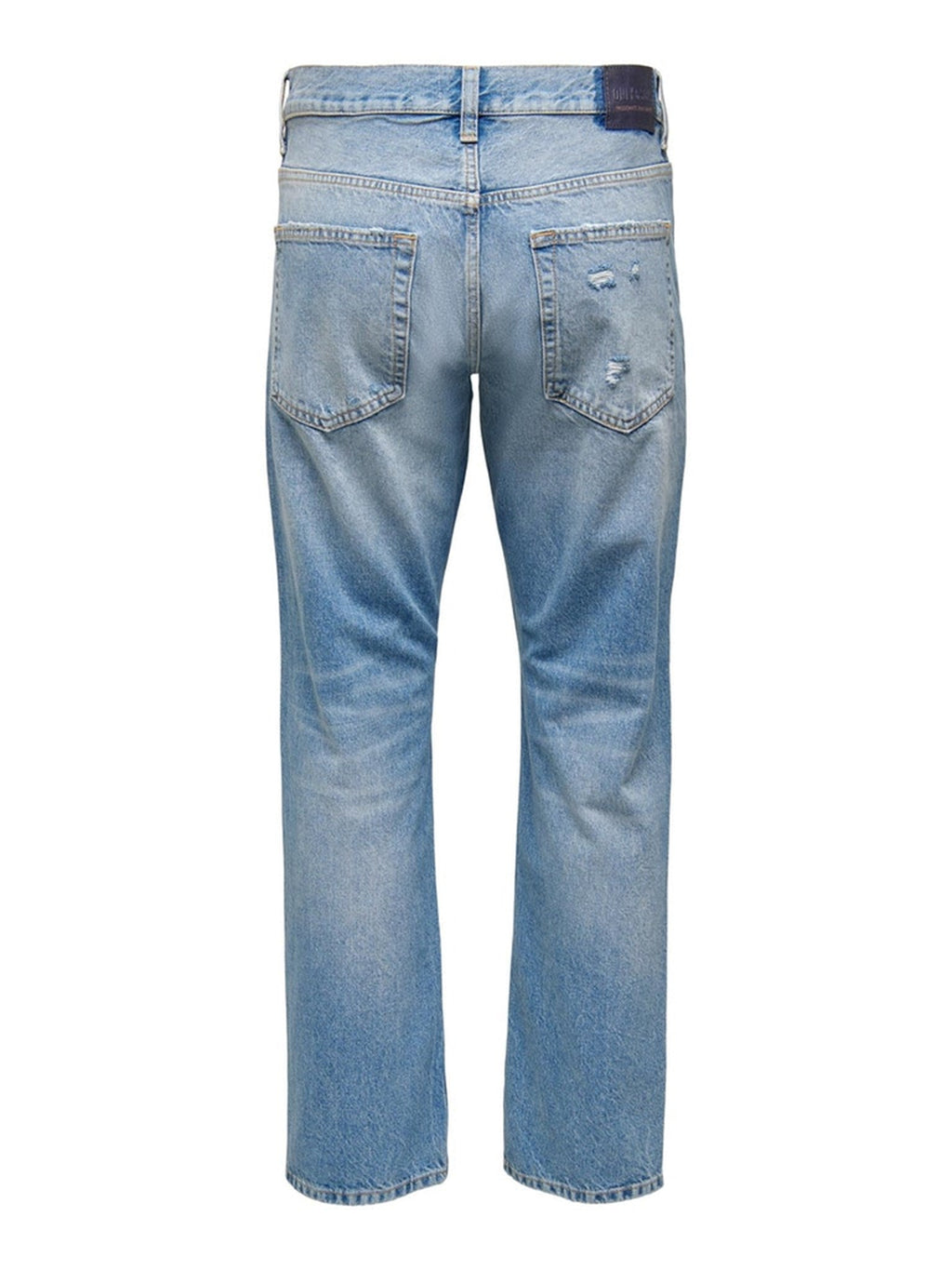 Jeans sciolti edge - denim azzurro