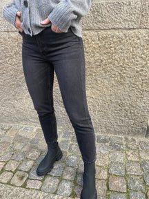 Jeans in vita Emily High - Black Denim