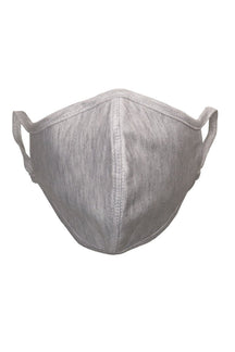 Maschera in tessuto - grigio chiaro (cotone organico)