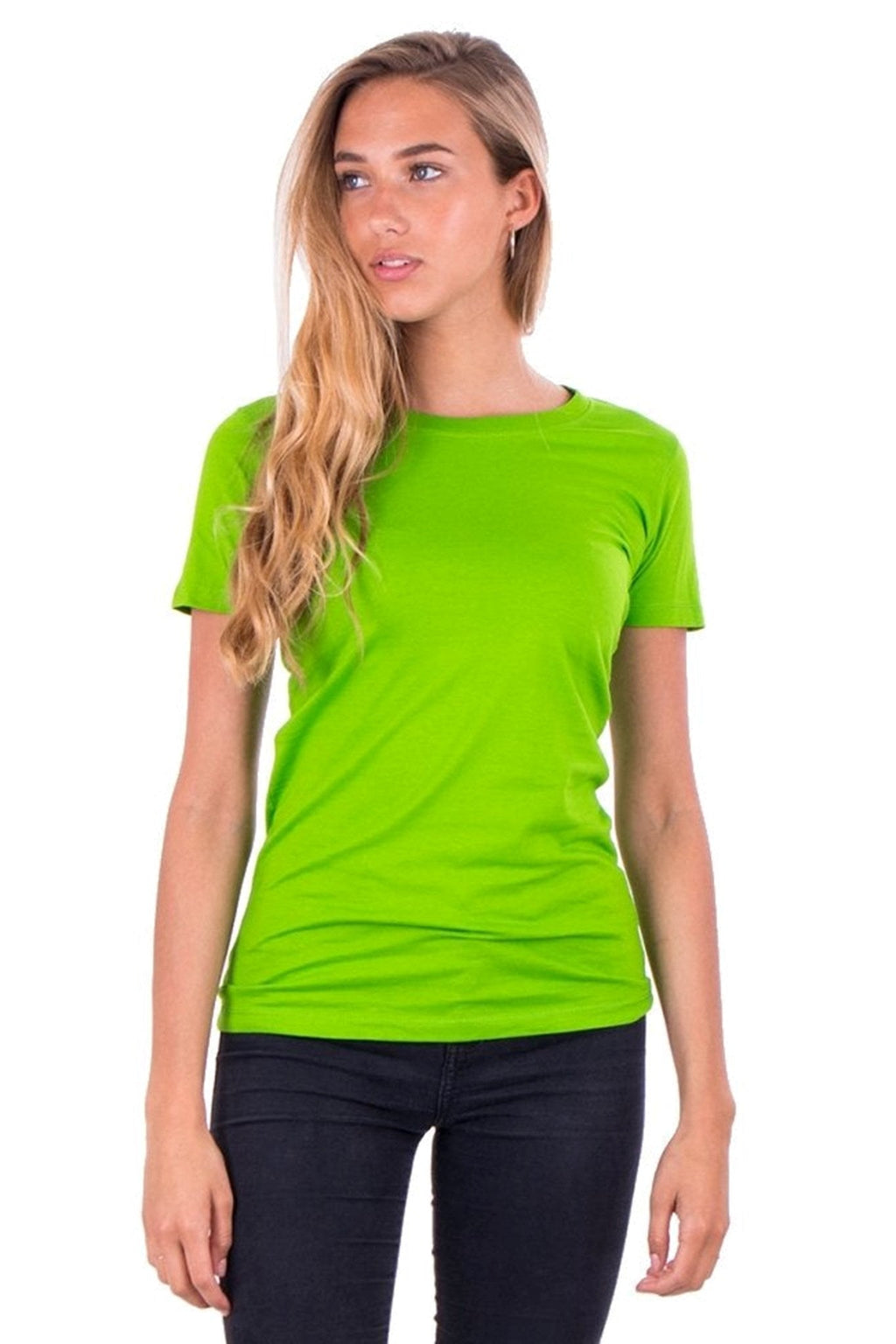 T -shirt aderente - verde lime