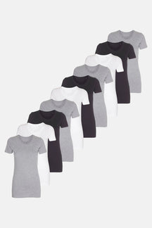 T-shirt aderente - Pacchetto (9 pezzi)