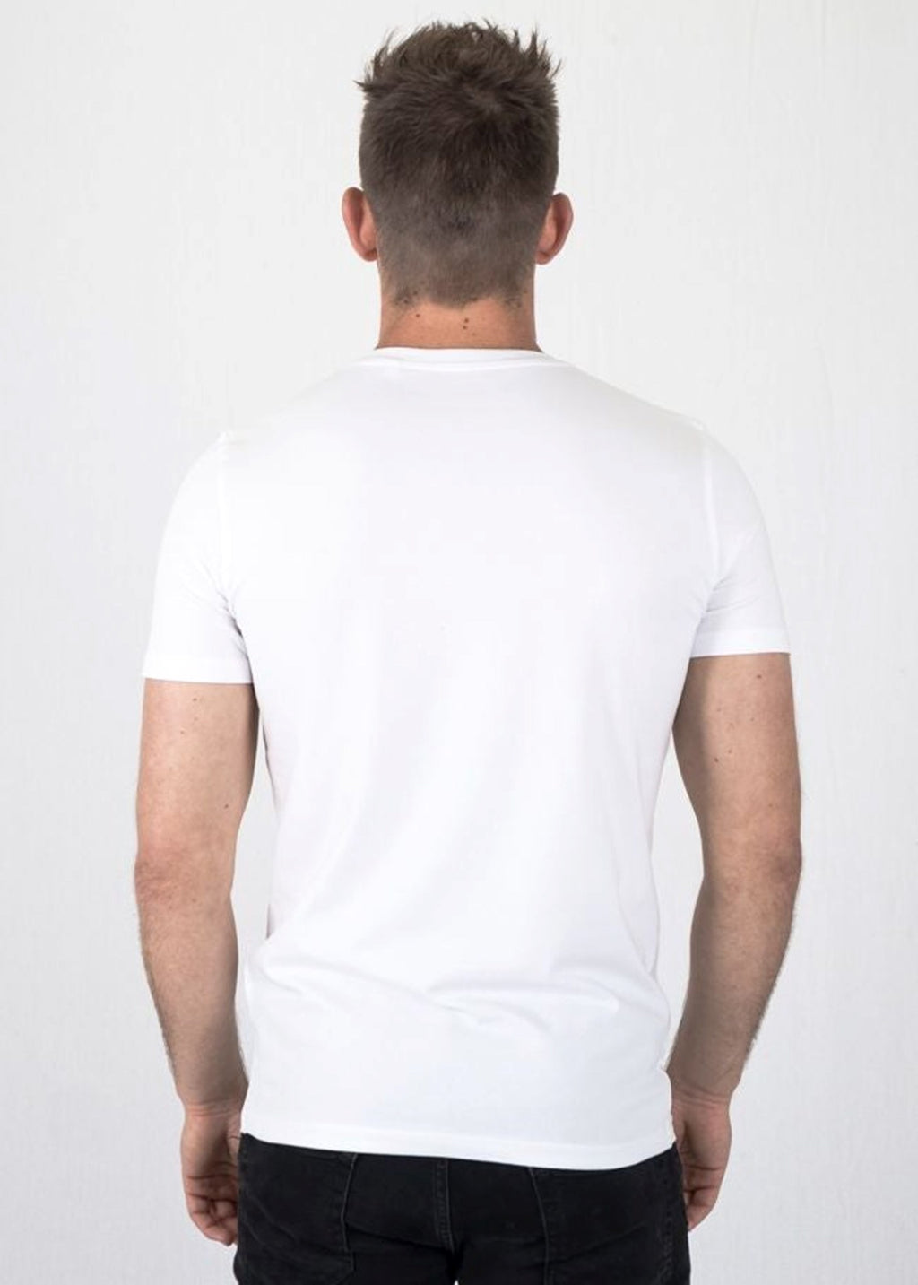 Premium T -shirt muscolare - bianco