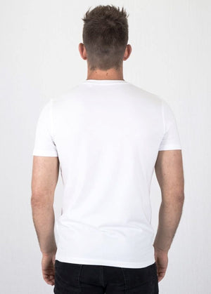 Premium T -shirt muscolare - bianco