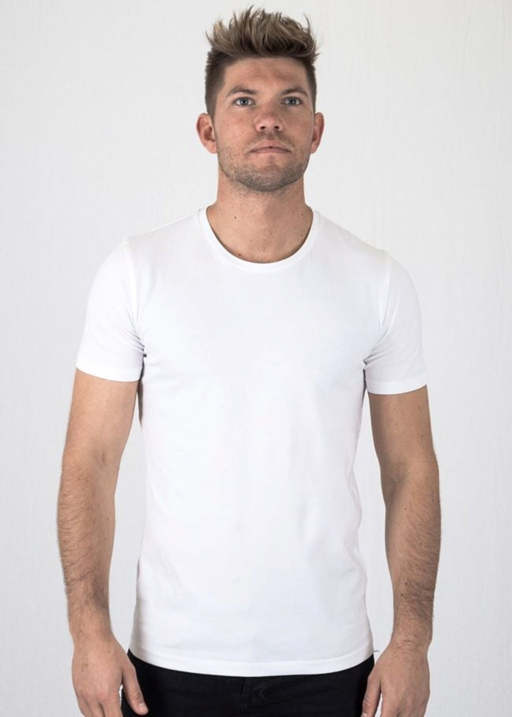 Premium T -shirt muscolare - bianco