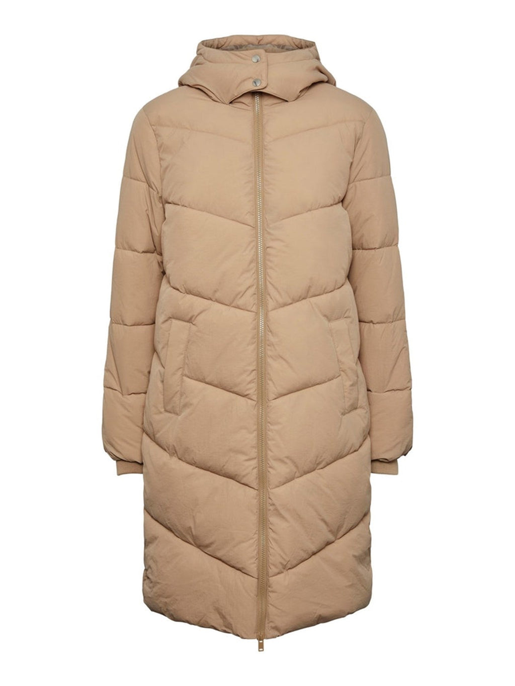Giacca puffer Jamilla Long - Mink d'argento