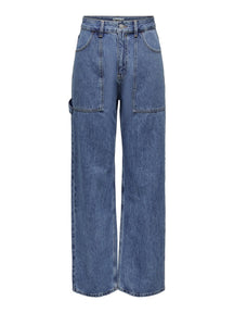 Jeans largo kirsi - denim blu medio