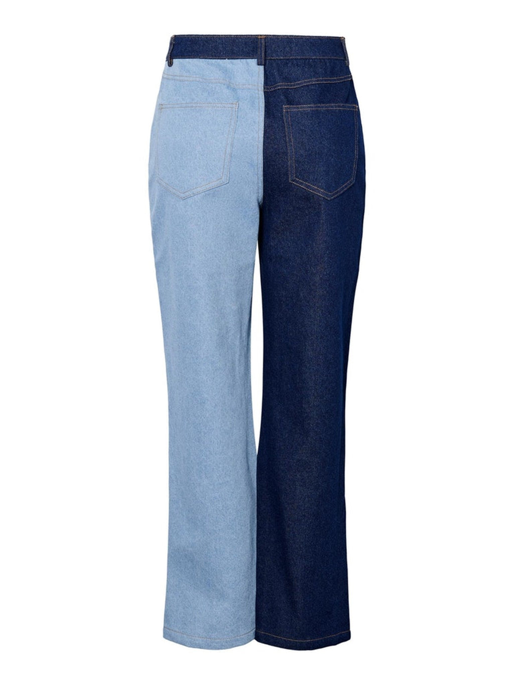 Lena Straight Denim Bukser - Denim azzurro