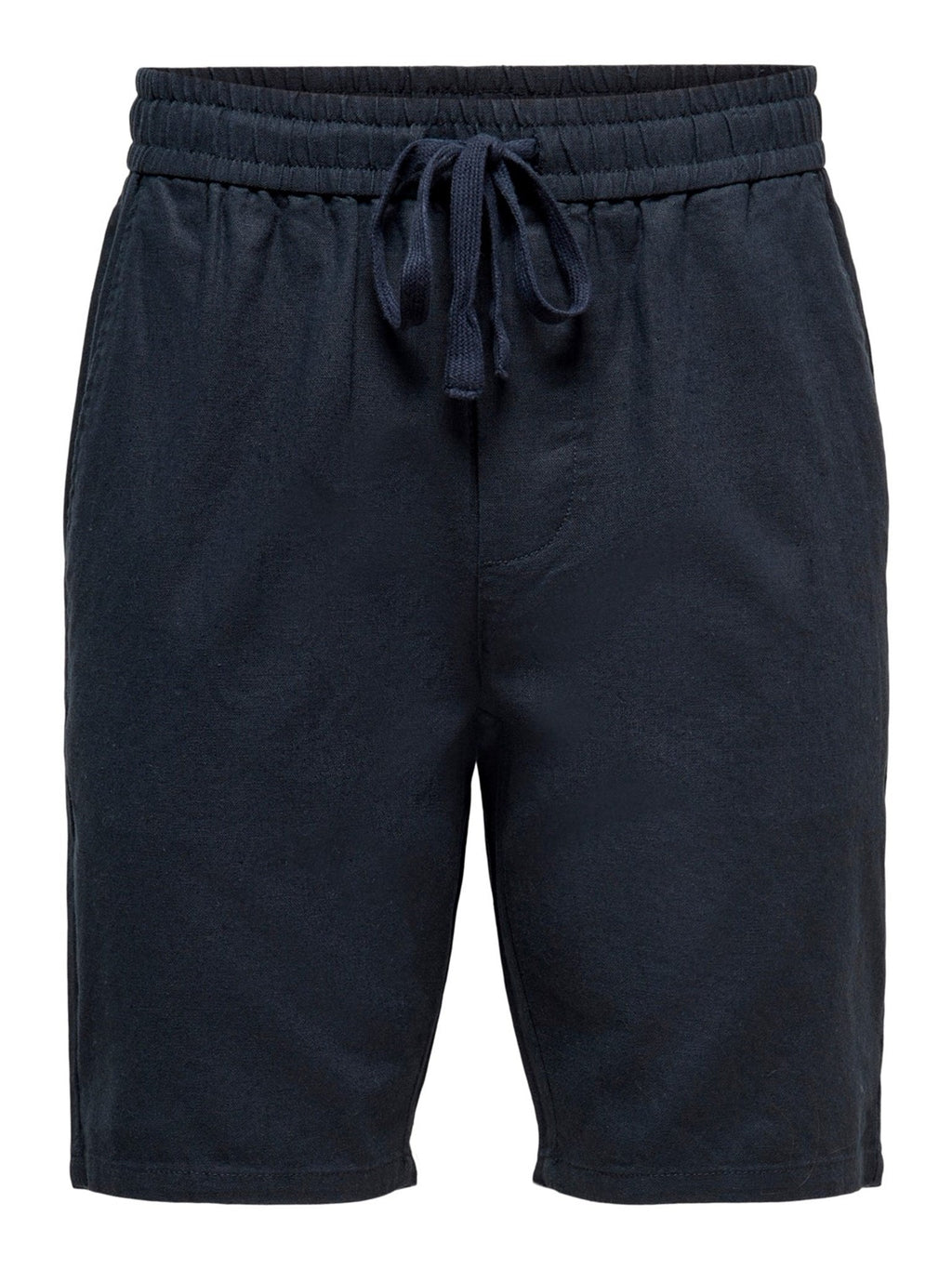 Shorts in lino Linus - Navy scuro