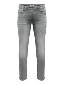 Jeans grigio slim telaio - grigio